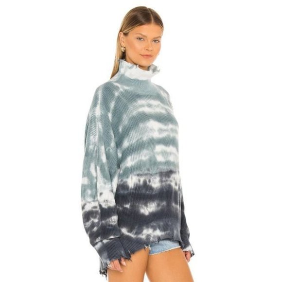 Young Fabulous & Broke Blue Cameron Turtleneck Sweater - Picture 2 of 14